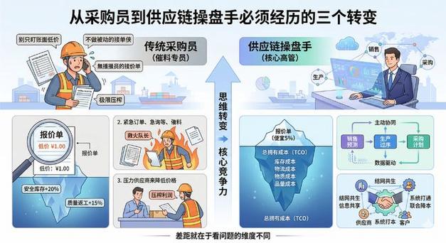 采购管理与供应链管理，一图讲透到底是不是一回事？